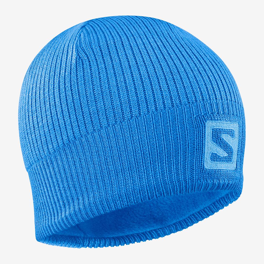 SALOMON LOGO Philippines - Men's Hats - Blue | 854671-RLV